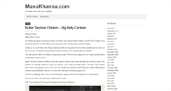 Desktop Screenshot of manukhanna.com